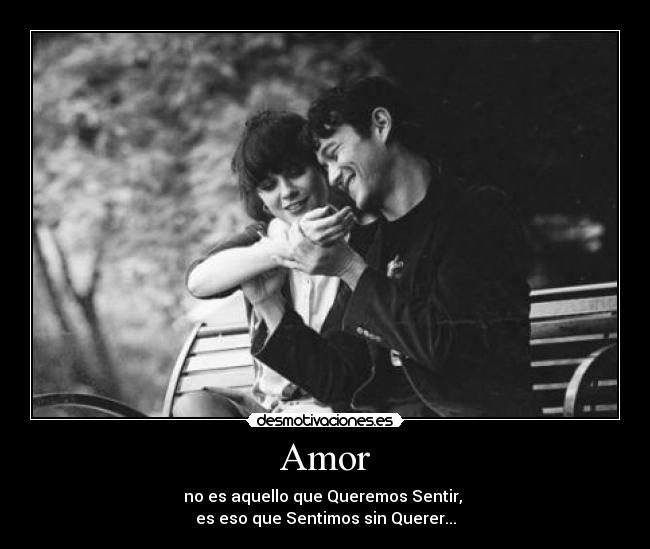 carteles amor sentimos sin querer desmotivaciones