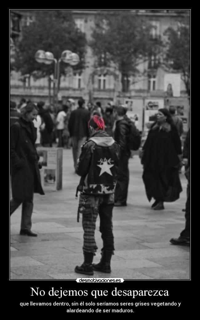 No dejemos que desaparezca -