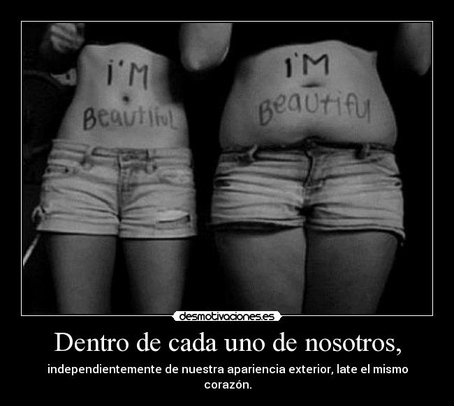 Dentro de cada uno de nosotros, - 