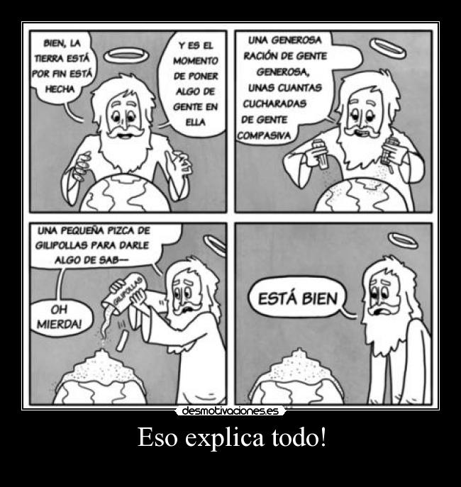 Eso explica todo! -