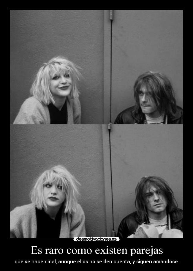 Es raro como existen parejas - 