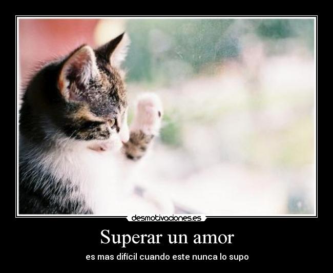 Superar un amor -