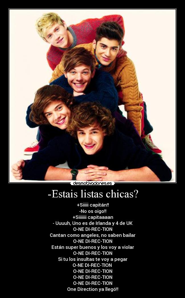 carteles one direction bob esponja adsgfds los quiero los desmotivaciones