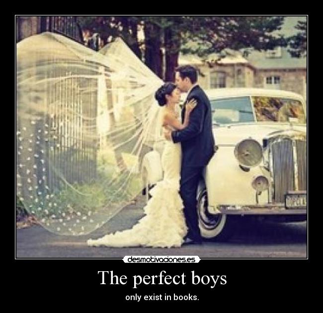 The perfect boys - only exist in books.