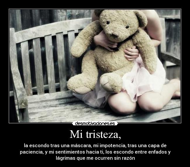 Mi tristeza, - 