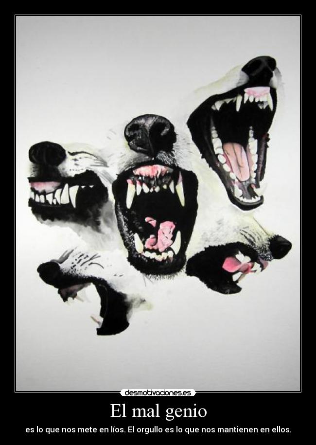 El mal genio -