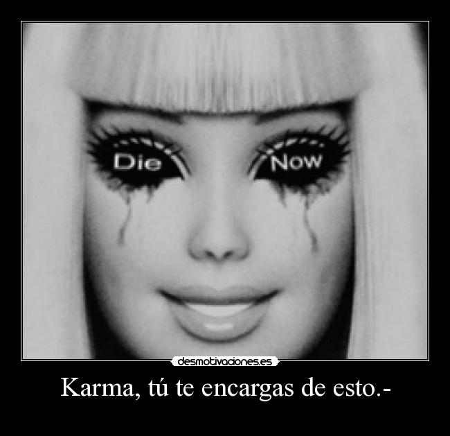 carteles karma desmotivaciones