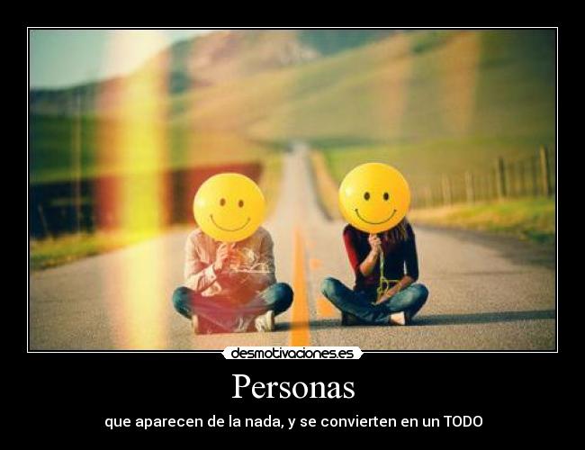 Personas - que aparecen de la nada, y se convierten en un TODO