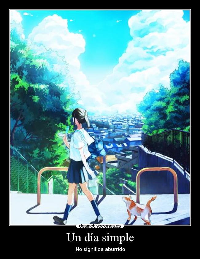 Un día simple -