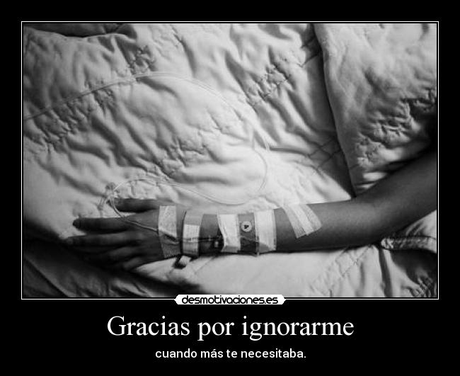 Gracias por ignorarme - 