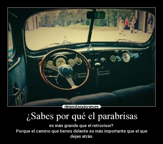 ¿Sabes por qué el parabrisas -