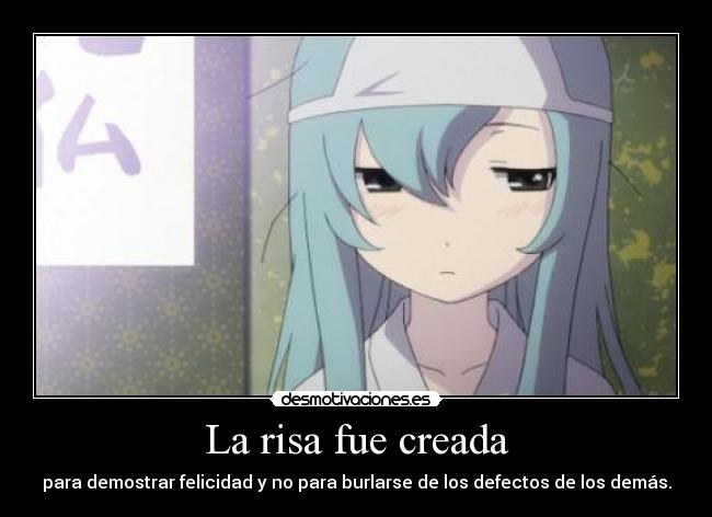 La risa fue creada -