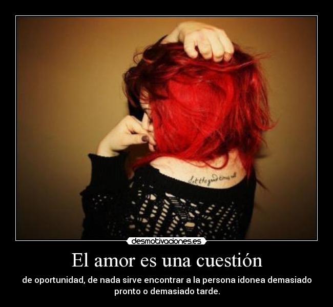 El amor es una cuestión - 