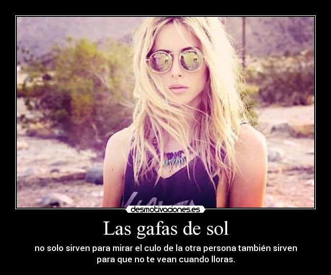 Las gafas de sol - 