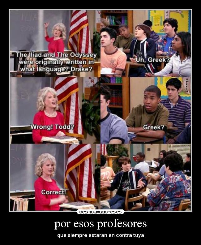 por esos profesores - 