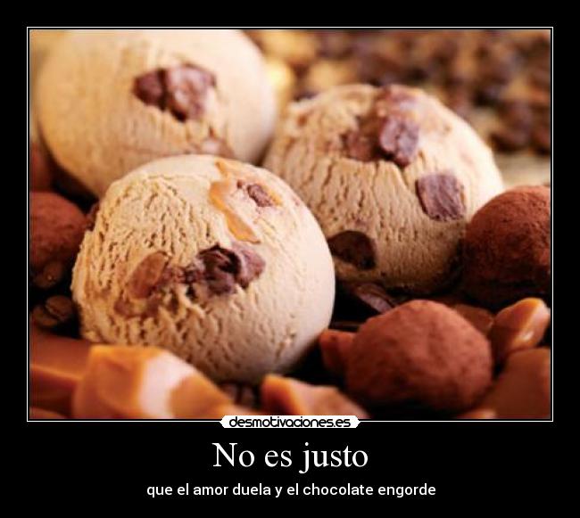No es justo -