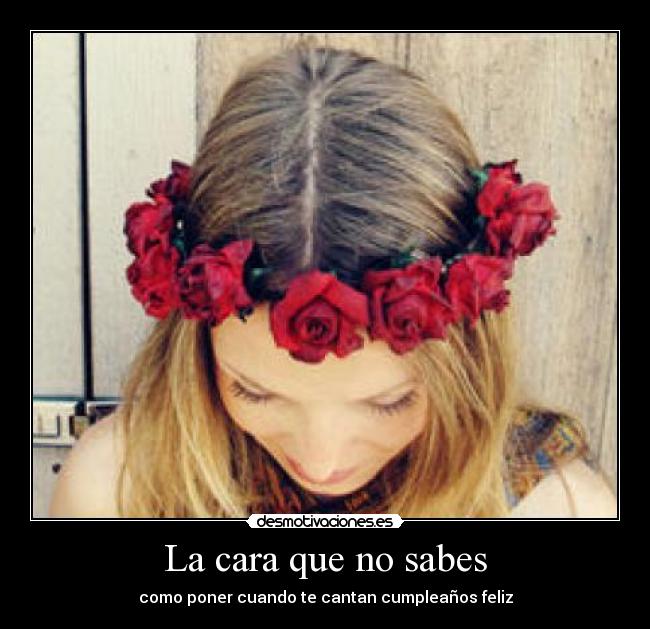 La cara que no sabes - 