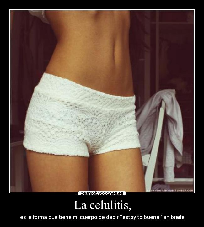 La celulitis, - 