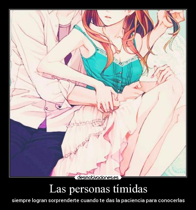 Las personas tímidas -