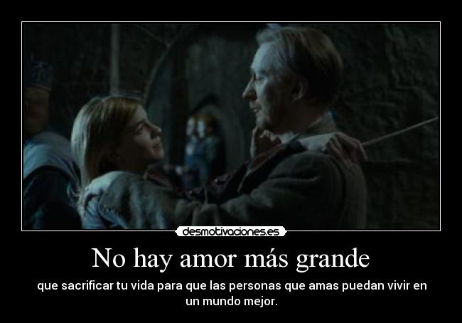 No hay amor más grande -