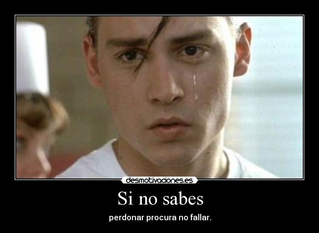 Si no sabes -