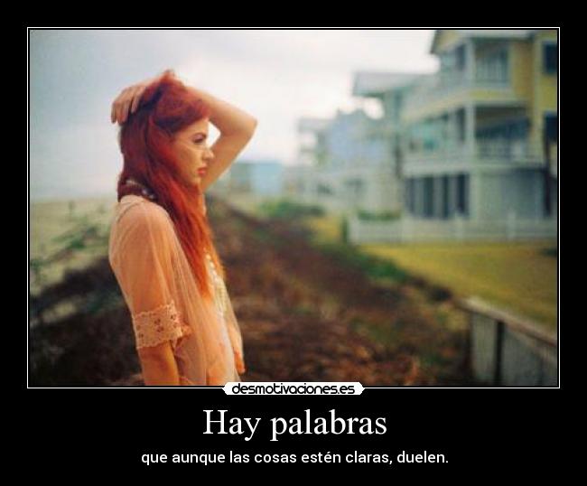 Hay palabras - 