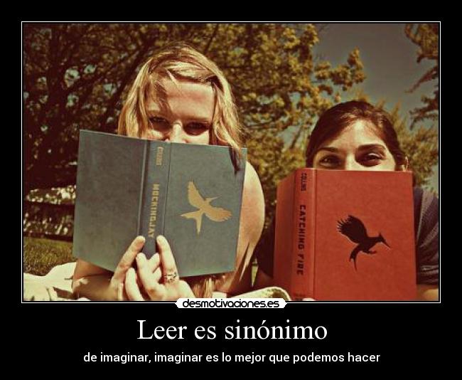 Leer es sinónimo -