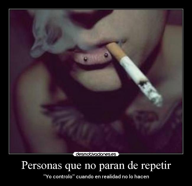 Personas que no paran de repetir - 