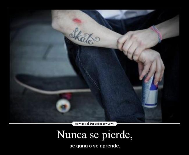 Nunca se pierde, - 