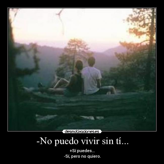 -No puedo vivir sin tí... - 