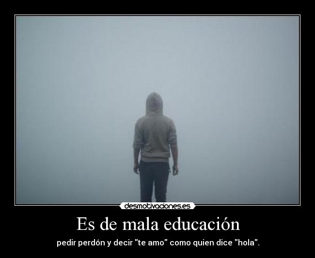 Es de mala educación - 