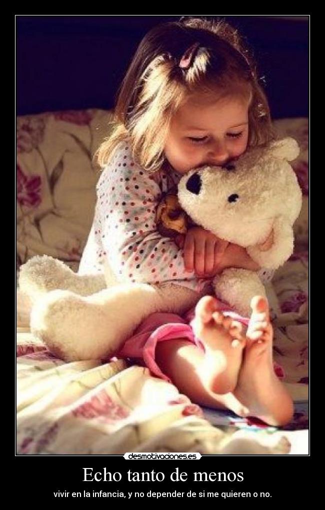 Echo tanto de menos -