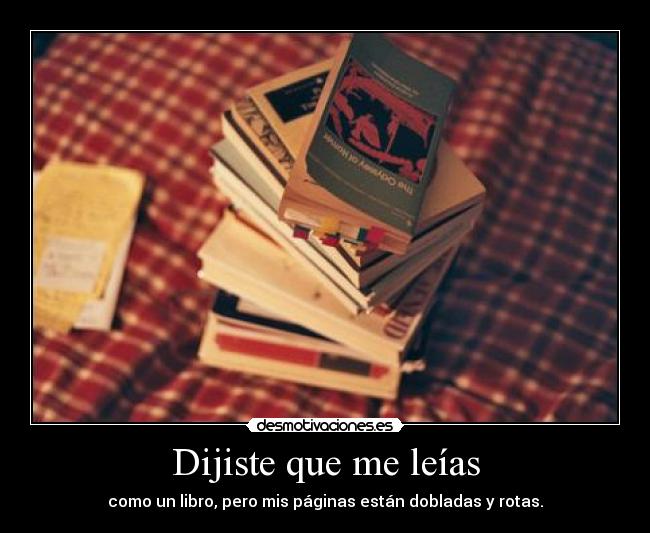 Dijiste que me leías -