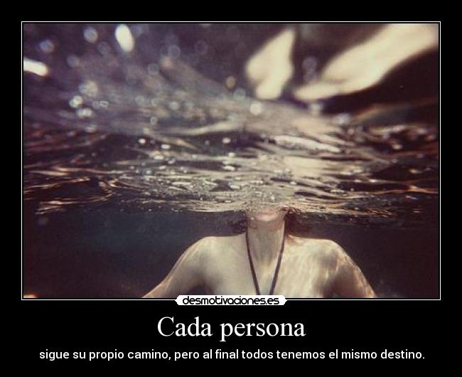 Cada persona -