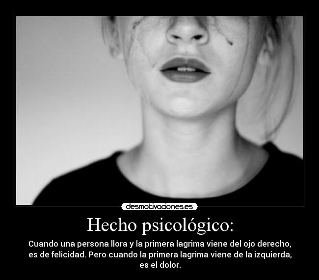 Hecho psicológico: - 