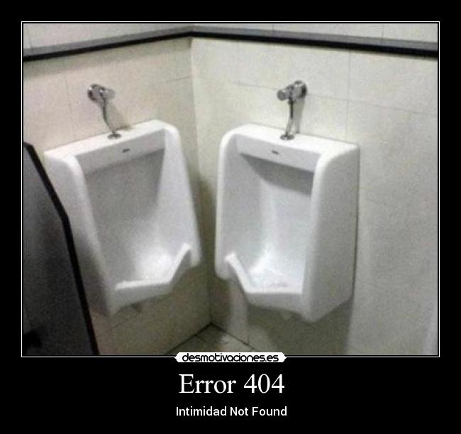 Error 404 - Intimidad Not Found