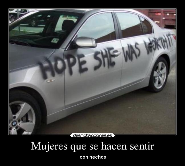 Mujeres que se hacen sentir -