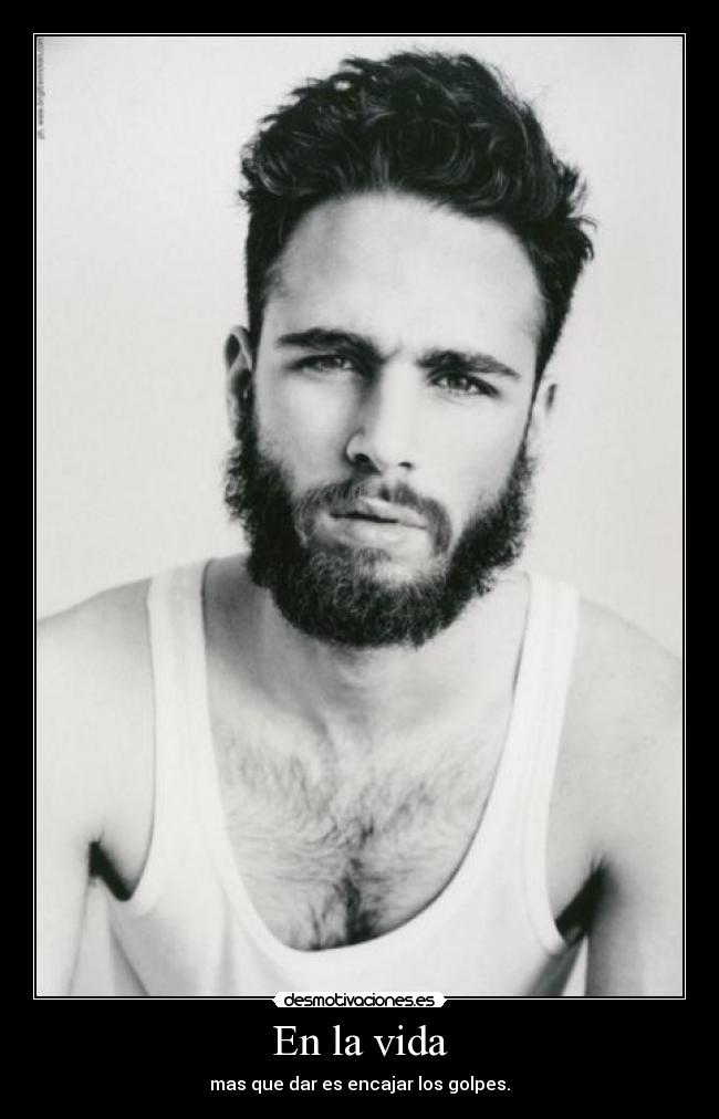 En la vida - mas que dar es encajar los golpes.