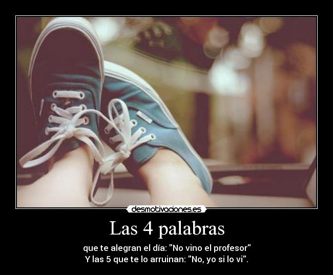 Las 4 palabras - 