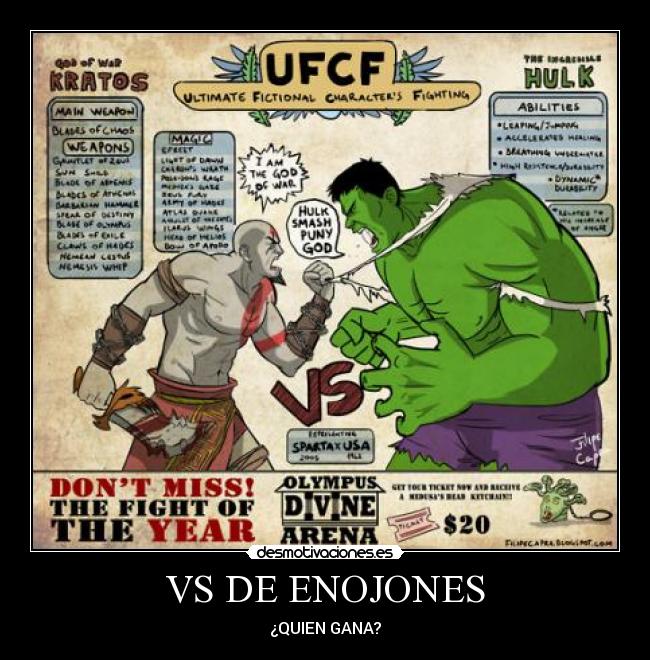 VS DE ENOJONES - ¿QUIEN GANA?