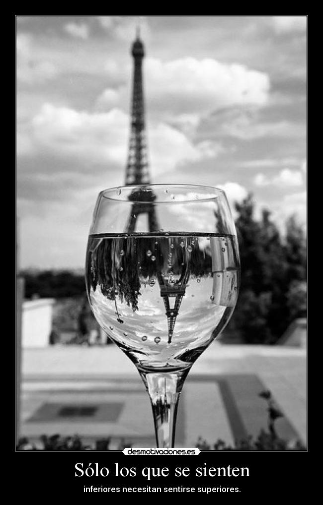Sólo los que se sienten -