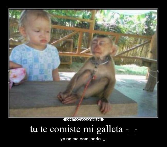 tu te comiste mi galleta -_- -
