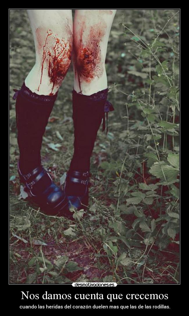 Nos damos cuenta que crecemos -