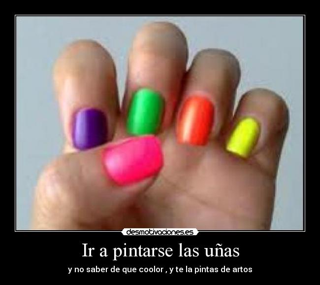 Ir a pintarse las uñas -