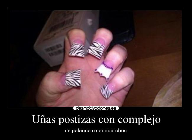 Uñas postizas con complejo - 