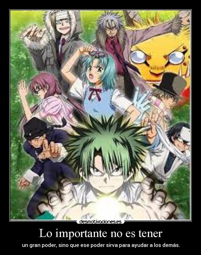Lo importante no es tener -