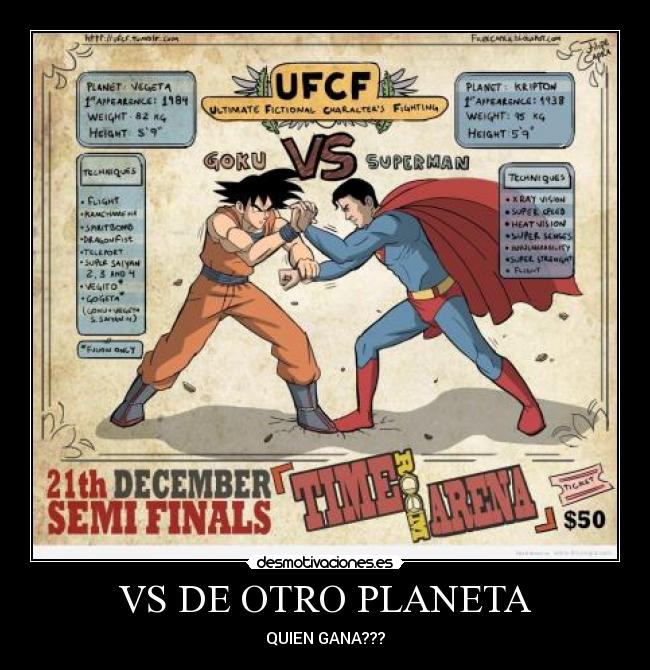 VS DE OTRO PLANETA - QUIEN GANA???