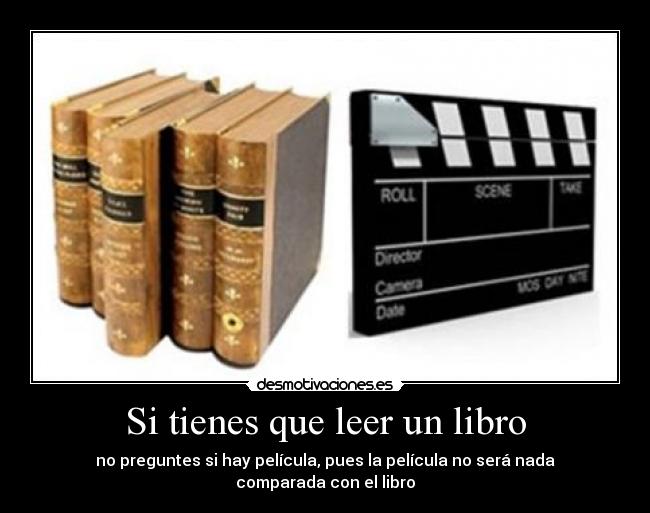 Si tienes que leer un libro - 