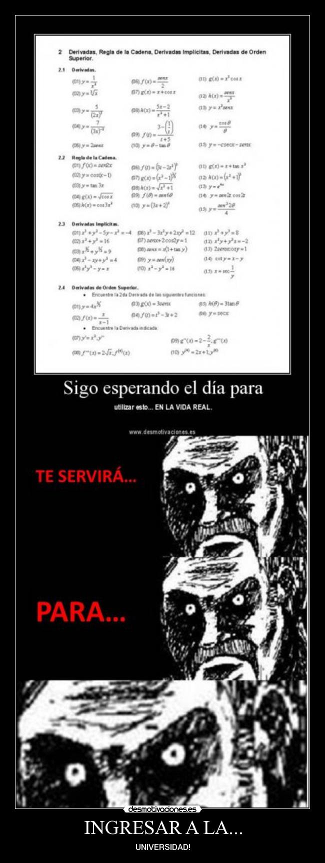 INGRESAR A LA... - UNIVERSIDAD!