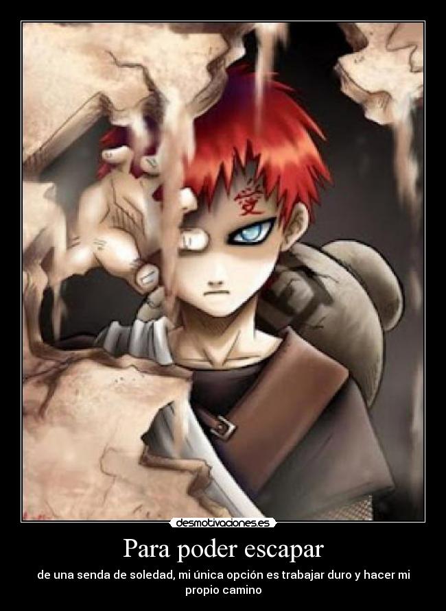 carteles gaara otaku mas titulos desmotivaciones